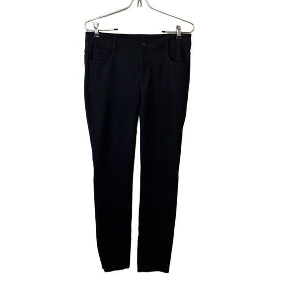 athleta womens  sz 6 black pants. zipper closure. dressy or causual - Picture 1 of 9